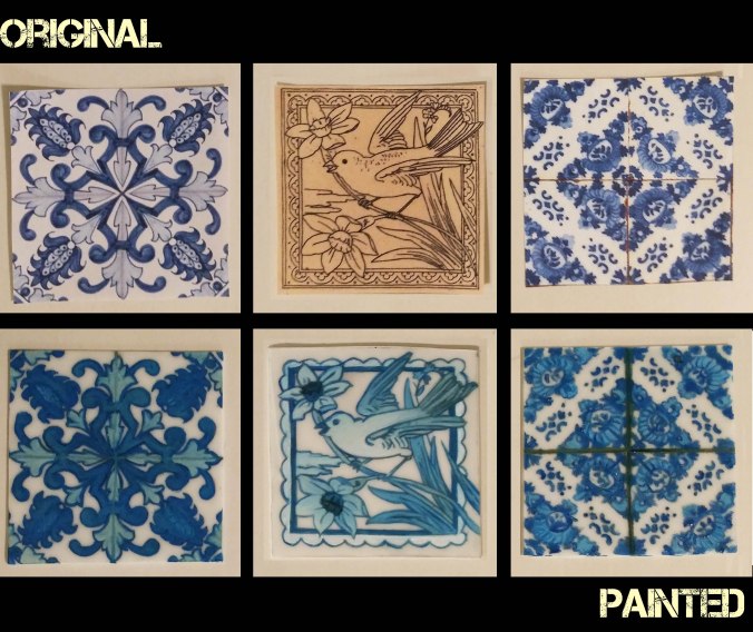 Original Tile - Painted Tile in Fondant_1